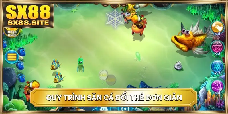 Quy trình săn cá đổi thẻ đơn giản